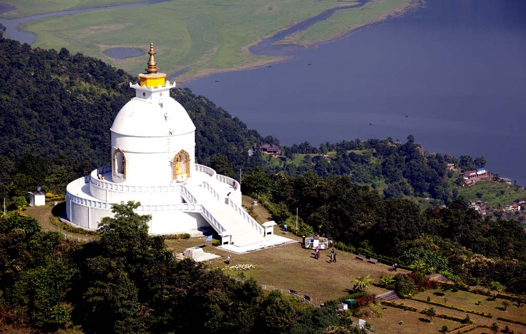 Luxury Nepal travels, world Peace Stupa